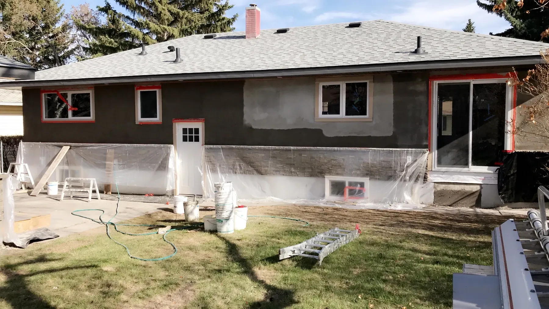 Bungalow before the exterior renovation