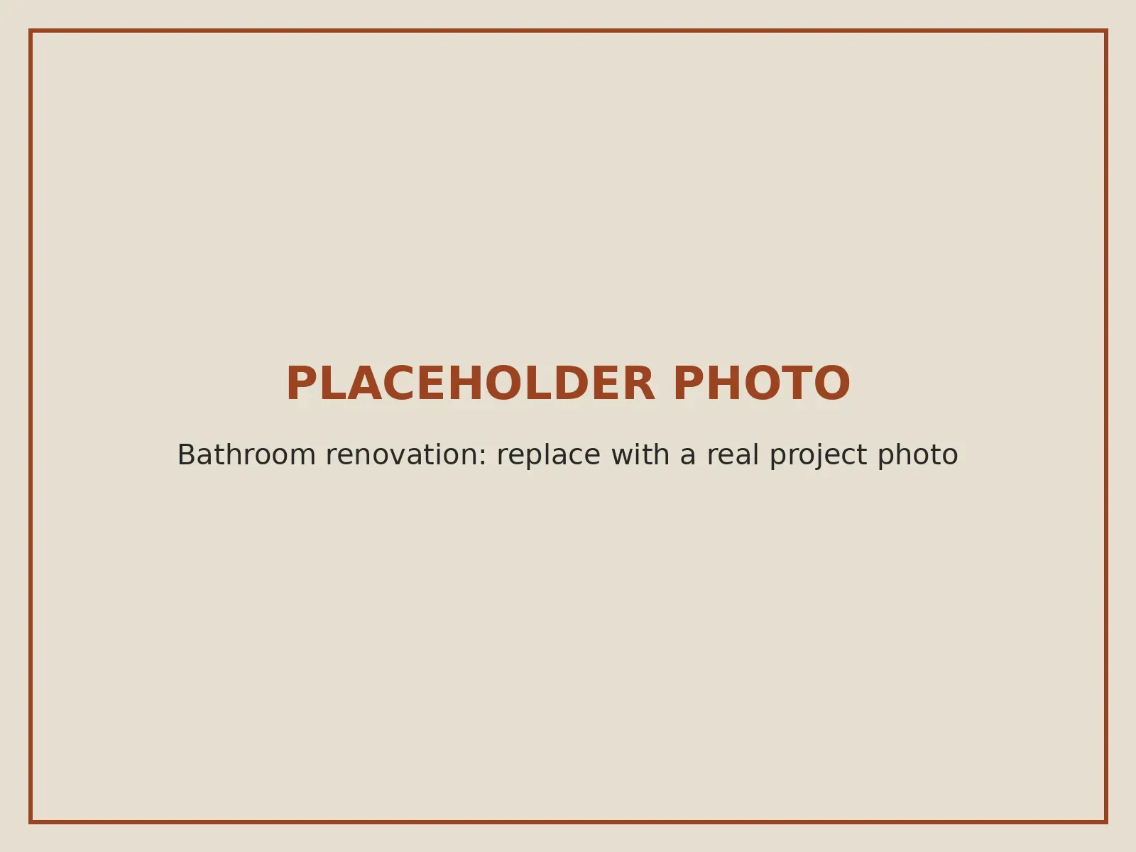 Placeholder image: bathroom renovation photo to come